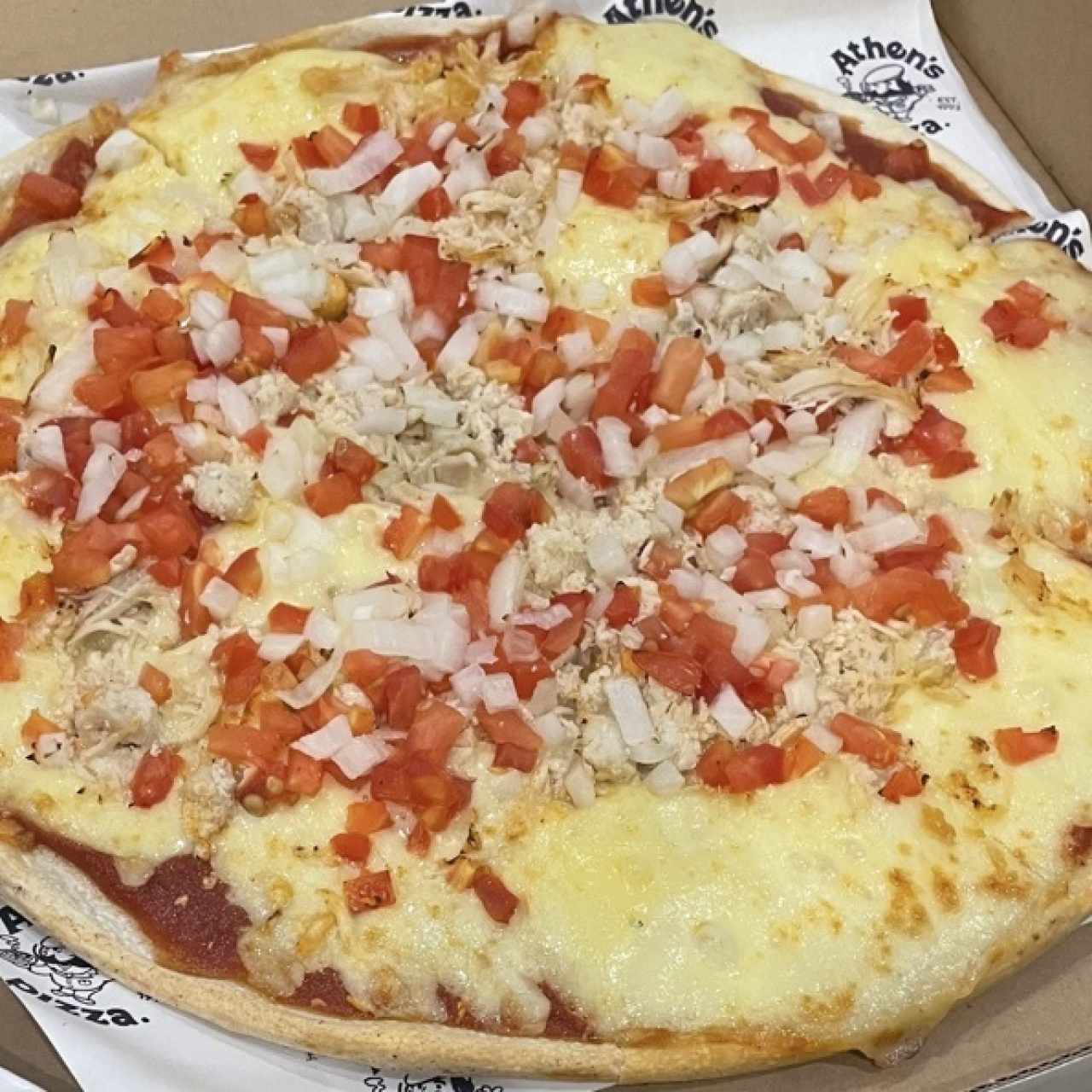 Pizza de pollo especial