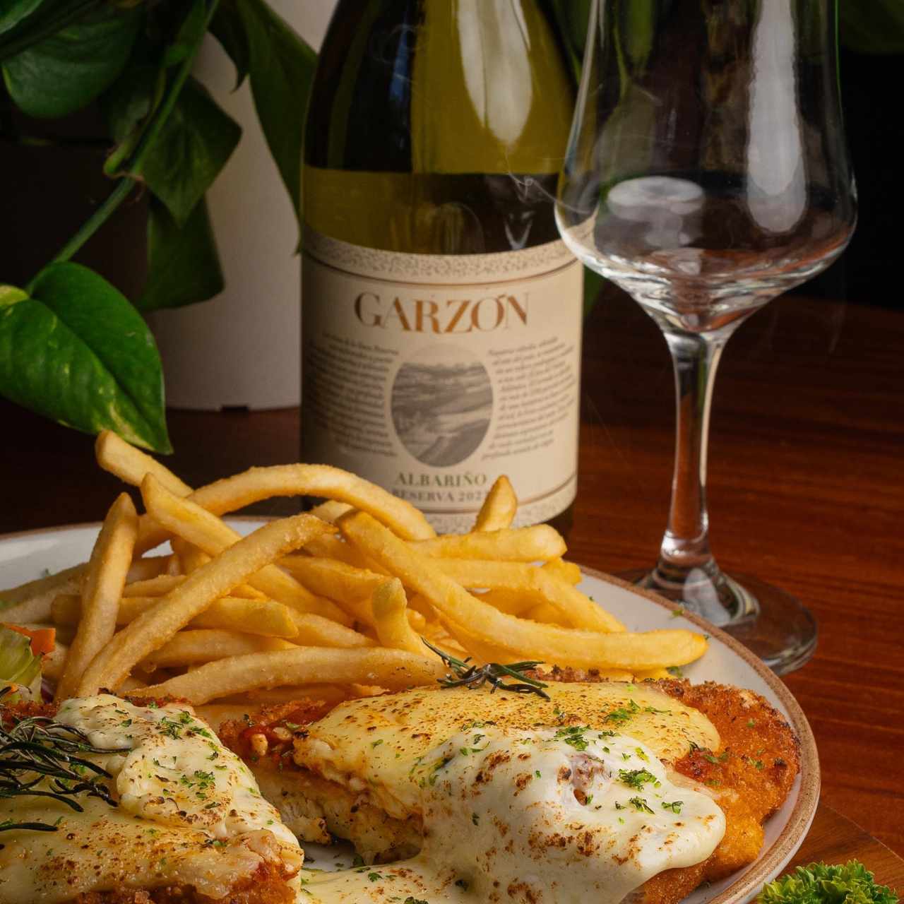 Pechuga de pollo a la parmesana