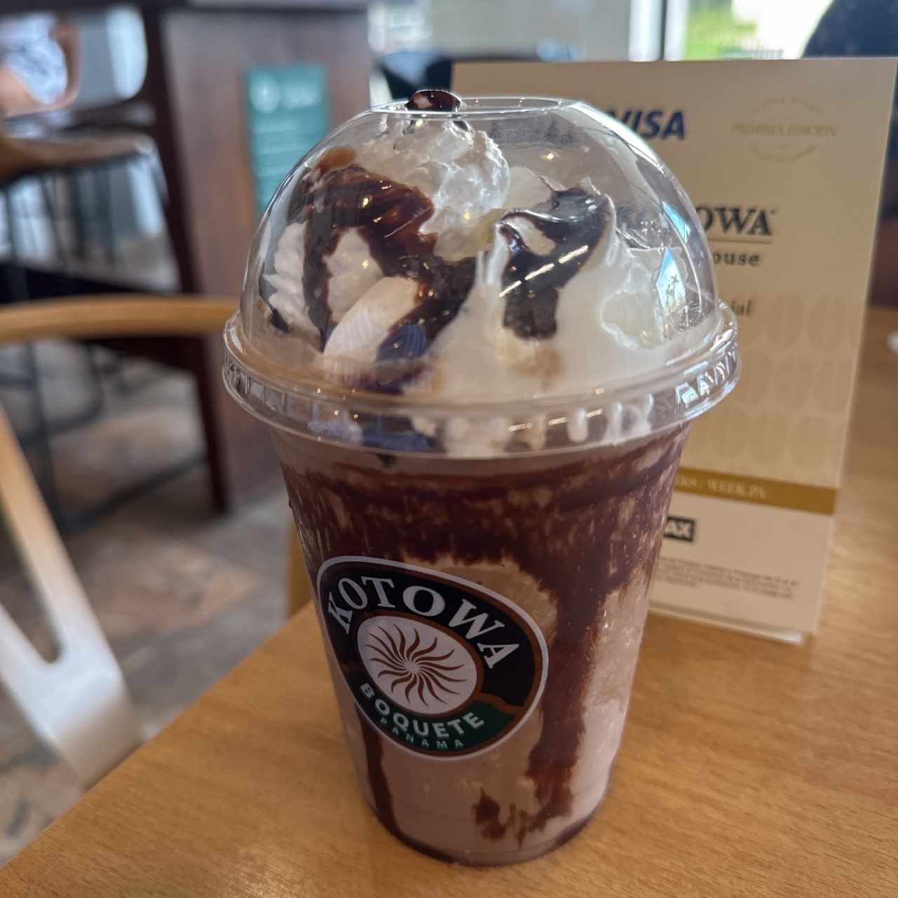 Frappe de chocolate