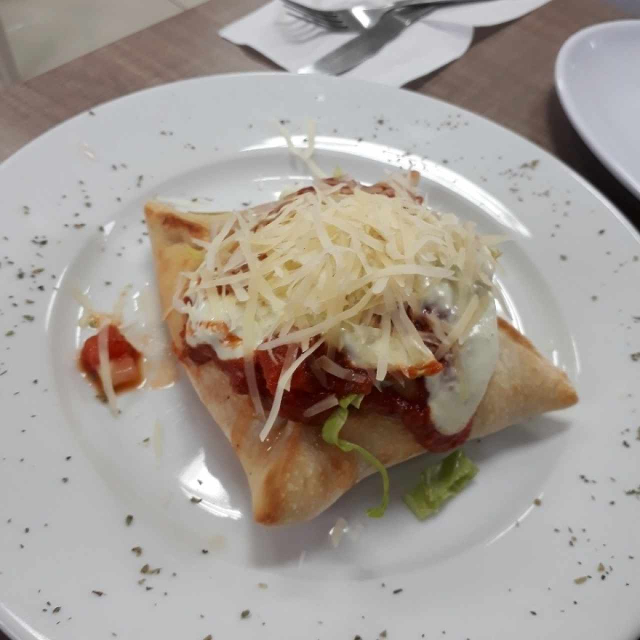 canasta rellena