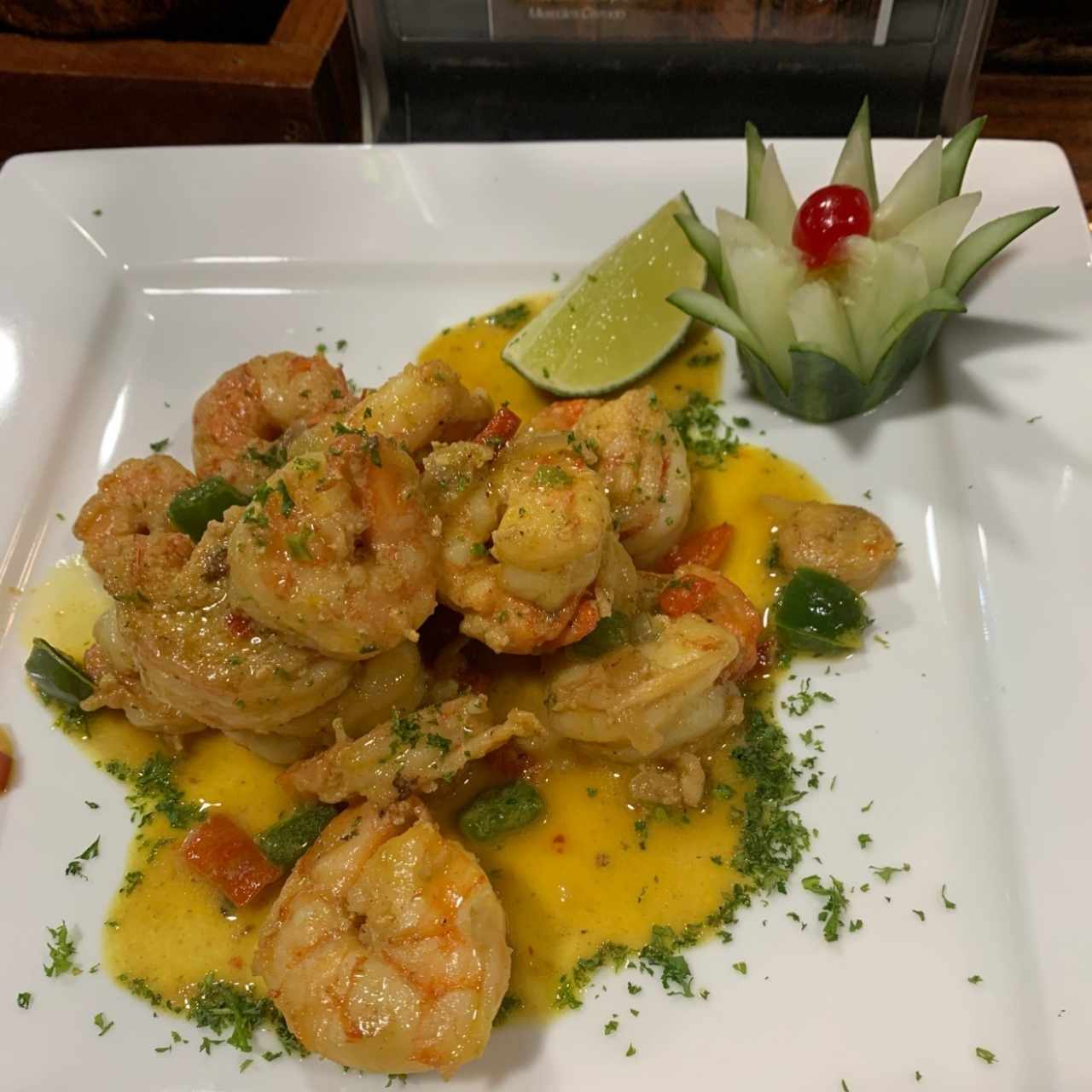 camarones a la caribeña 