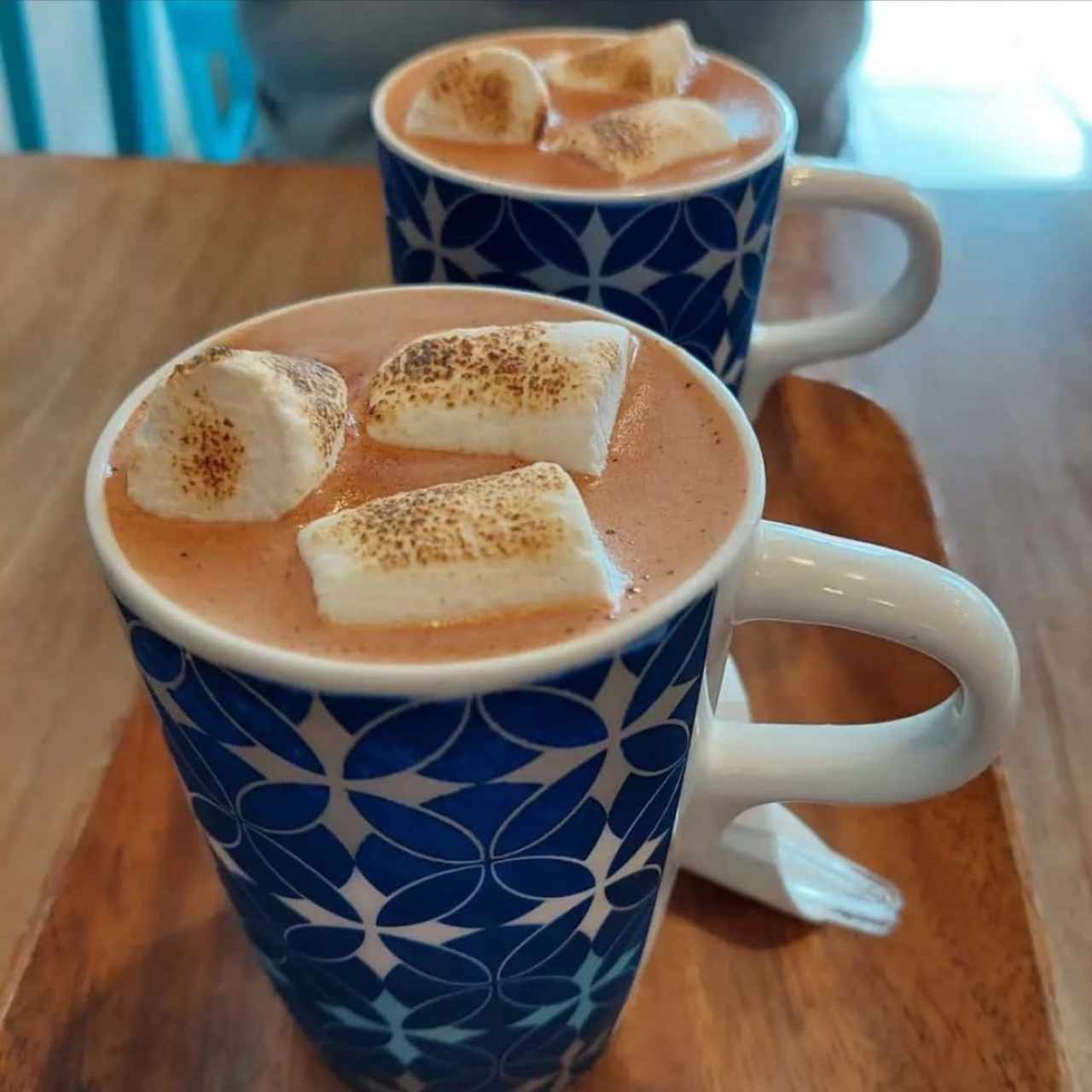 Chocolate con malvas