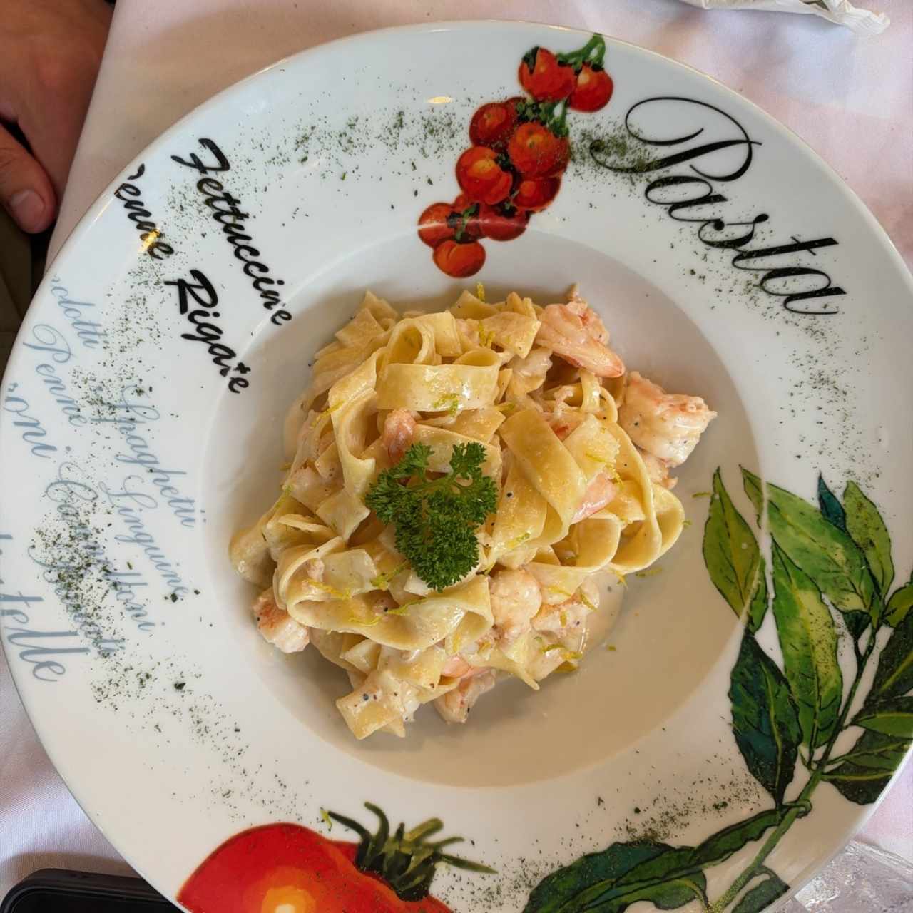 Fettucini al limón 
