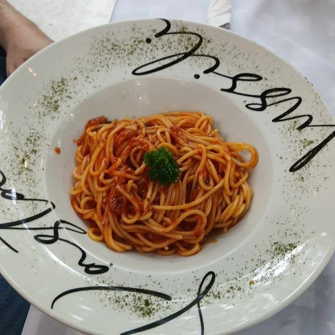 SPAGUETTI A LA MATRICIANA