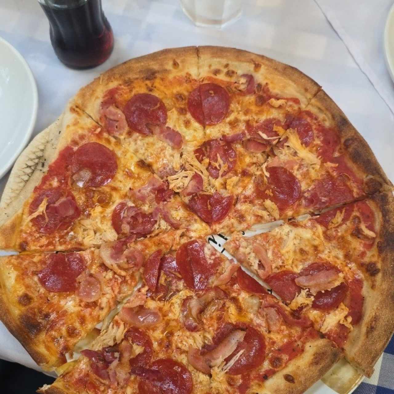 pizza combinacion sin hongos ni aceitunas