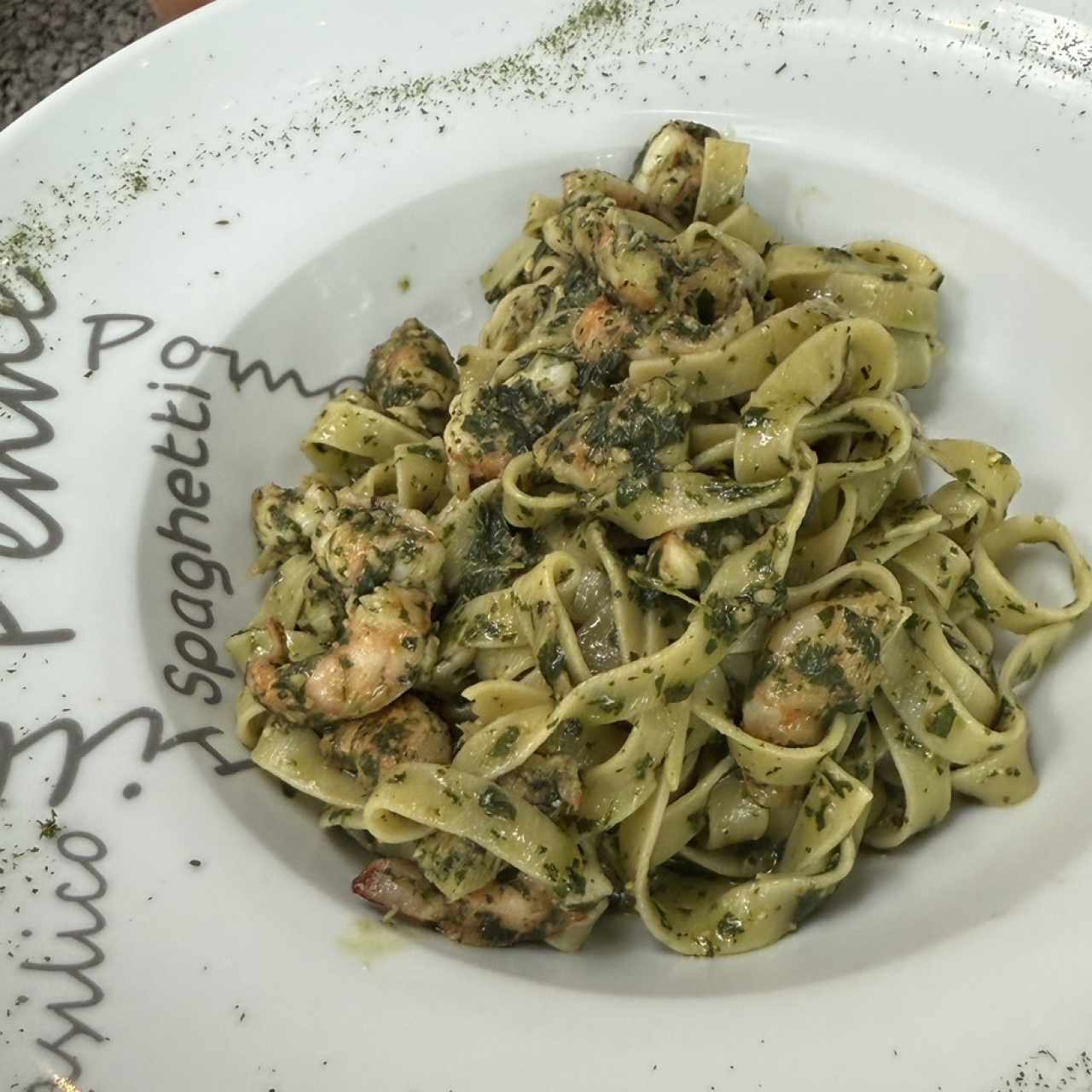 FETTUCINE AL PESTO
