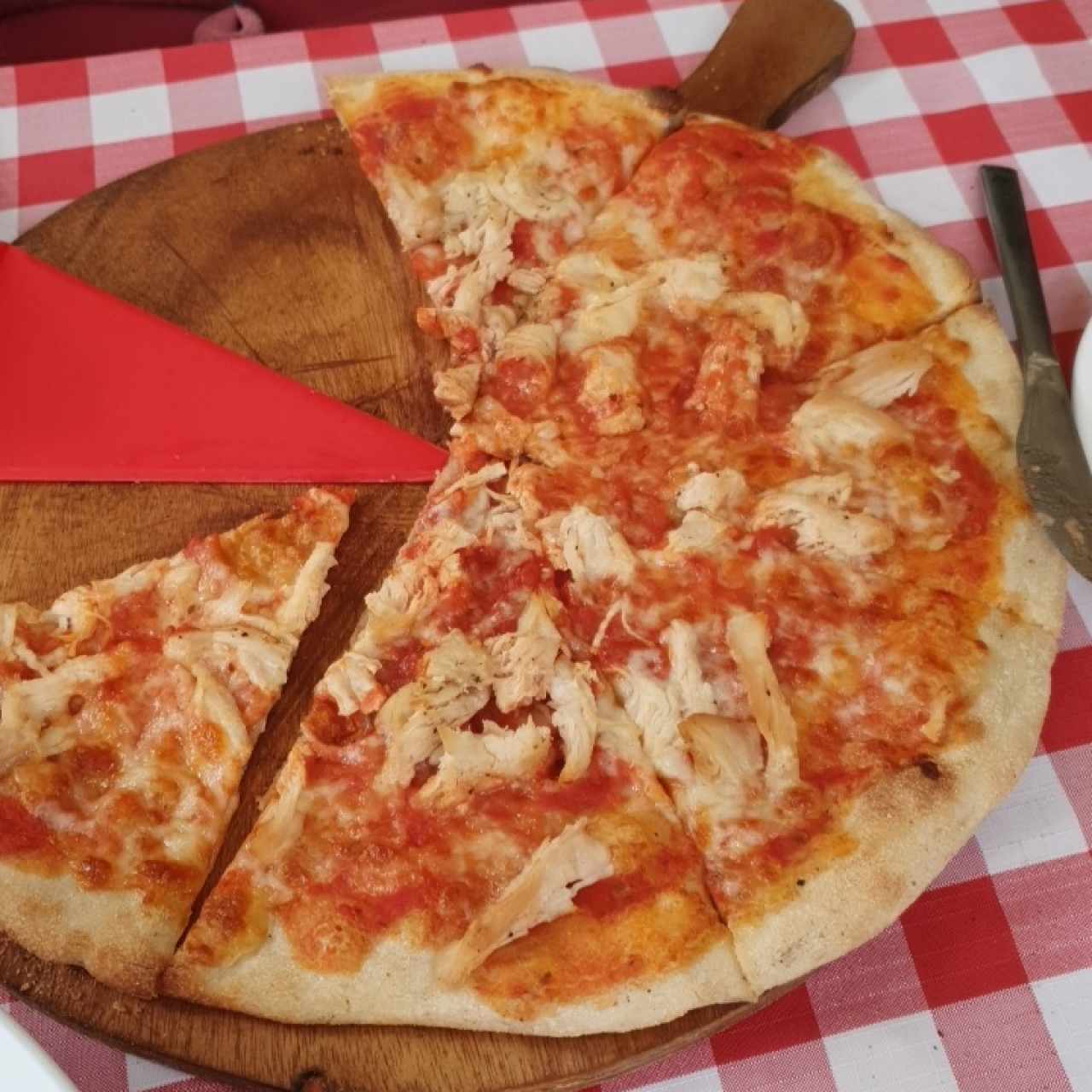 pizza de pollo