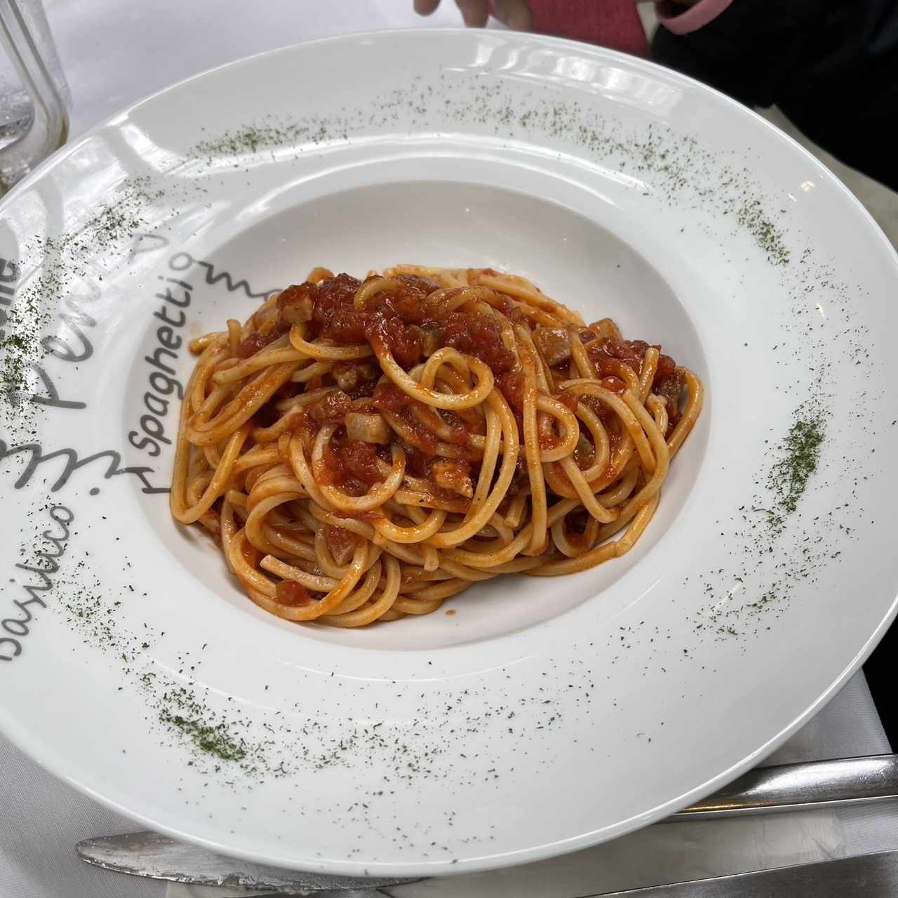 SPAGUETTI A LA MATRICIANA