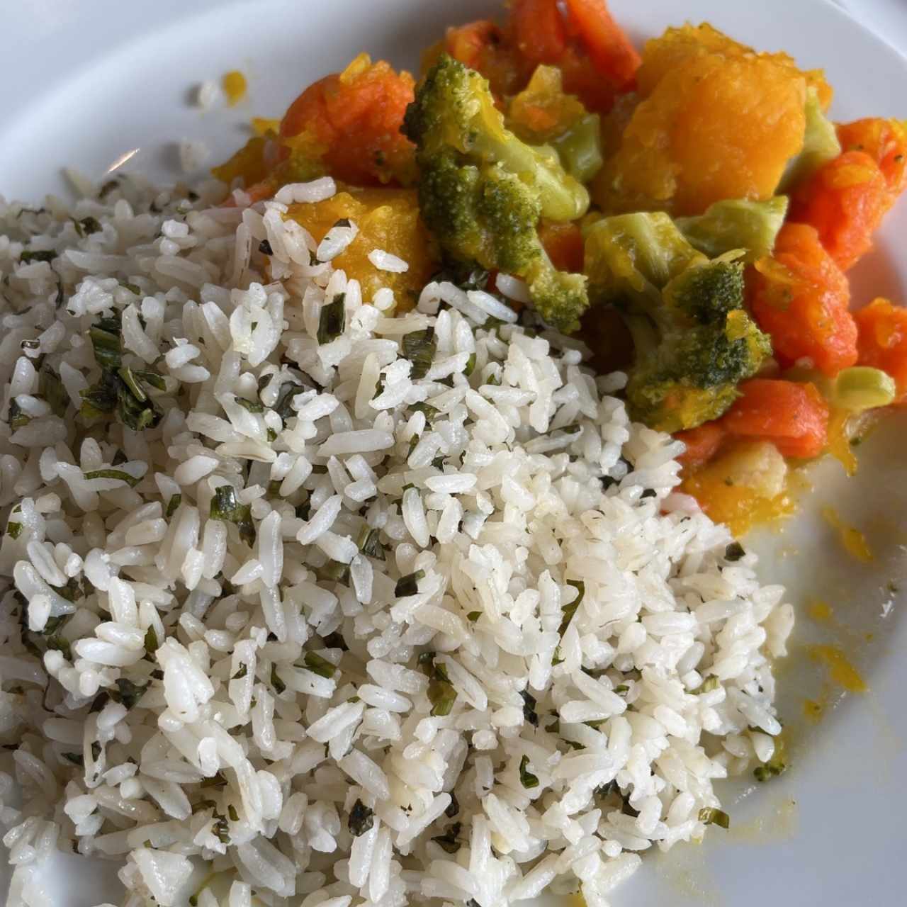 Arroz con vegetales 