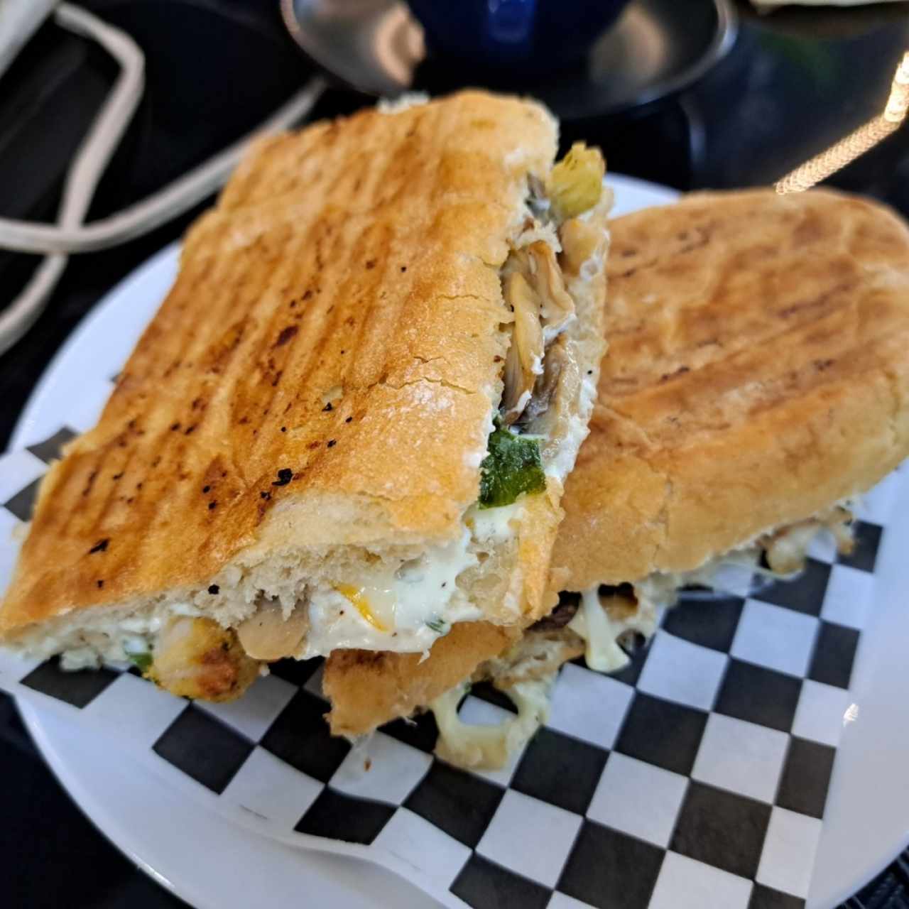 derretido de pollo y champiñones