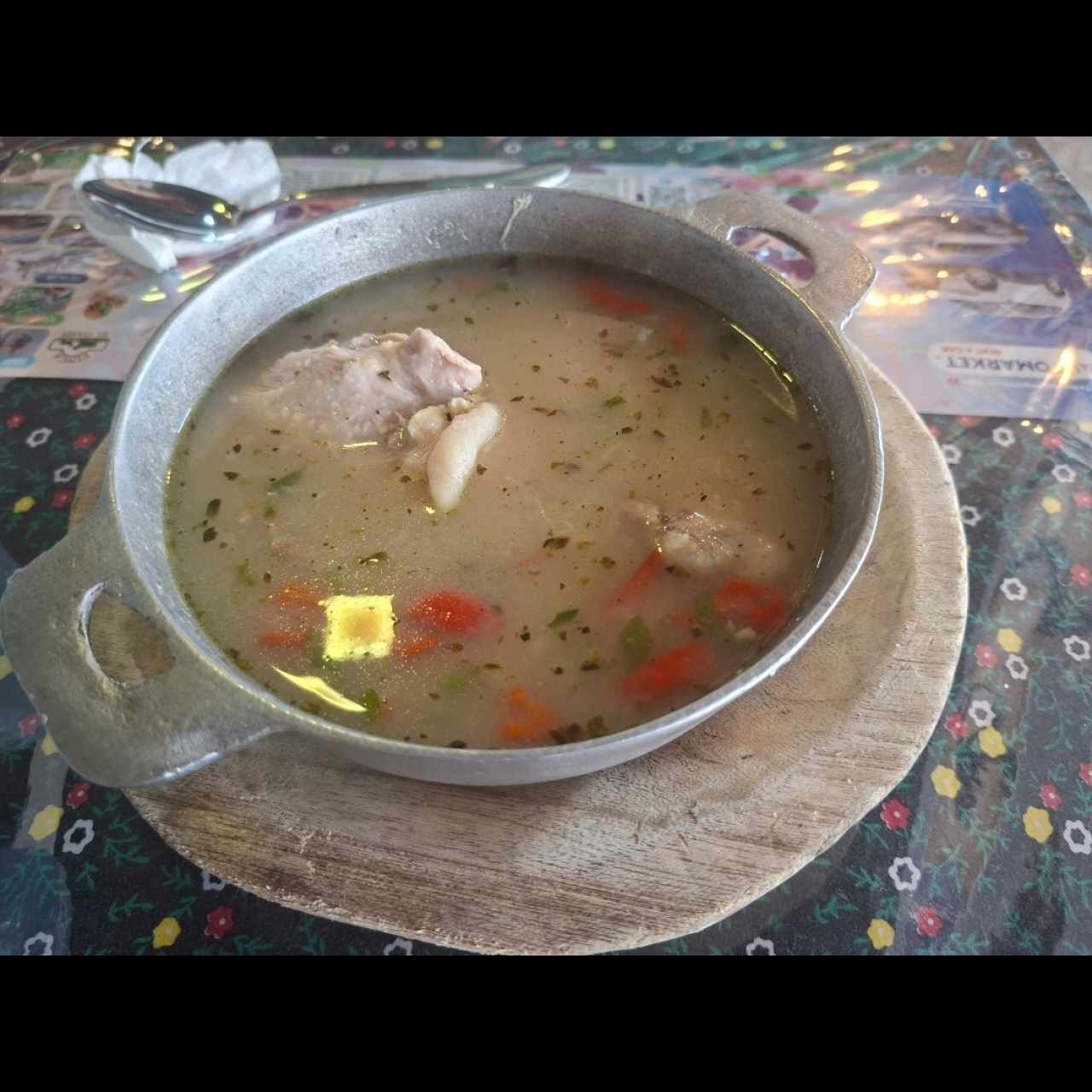 sopa de pollo 