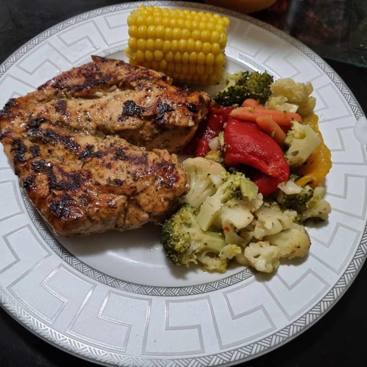filete de Atún con vegetales
