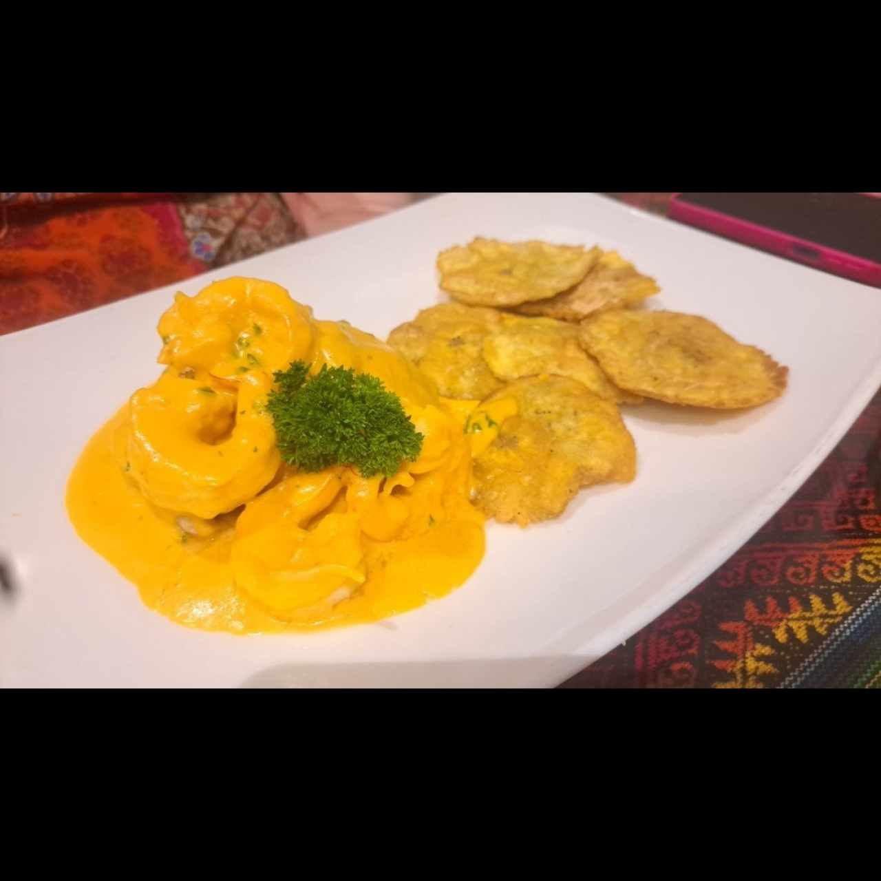 corvina rellena con camarones