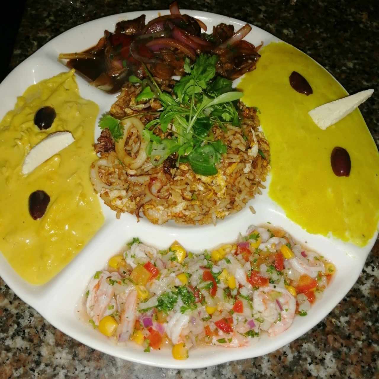 Picada del chef excelente saldrá complacido....