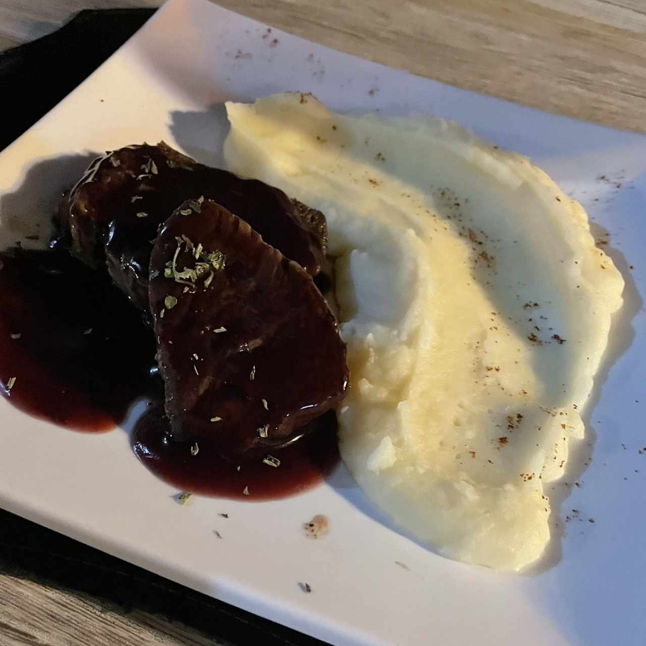 Filete al vino
