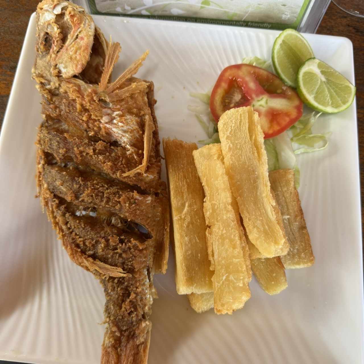 Pargo frito