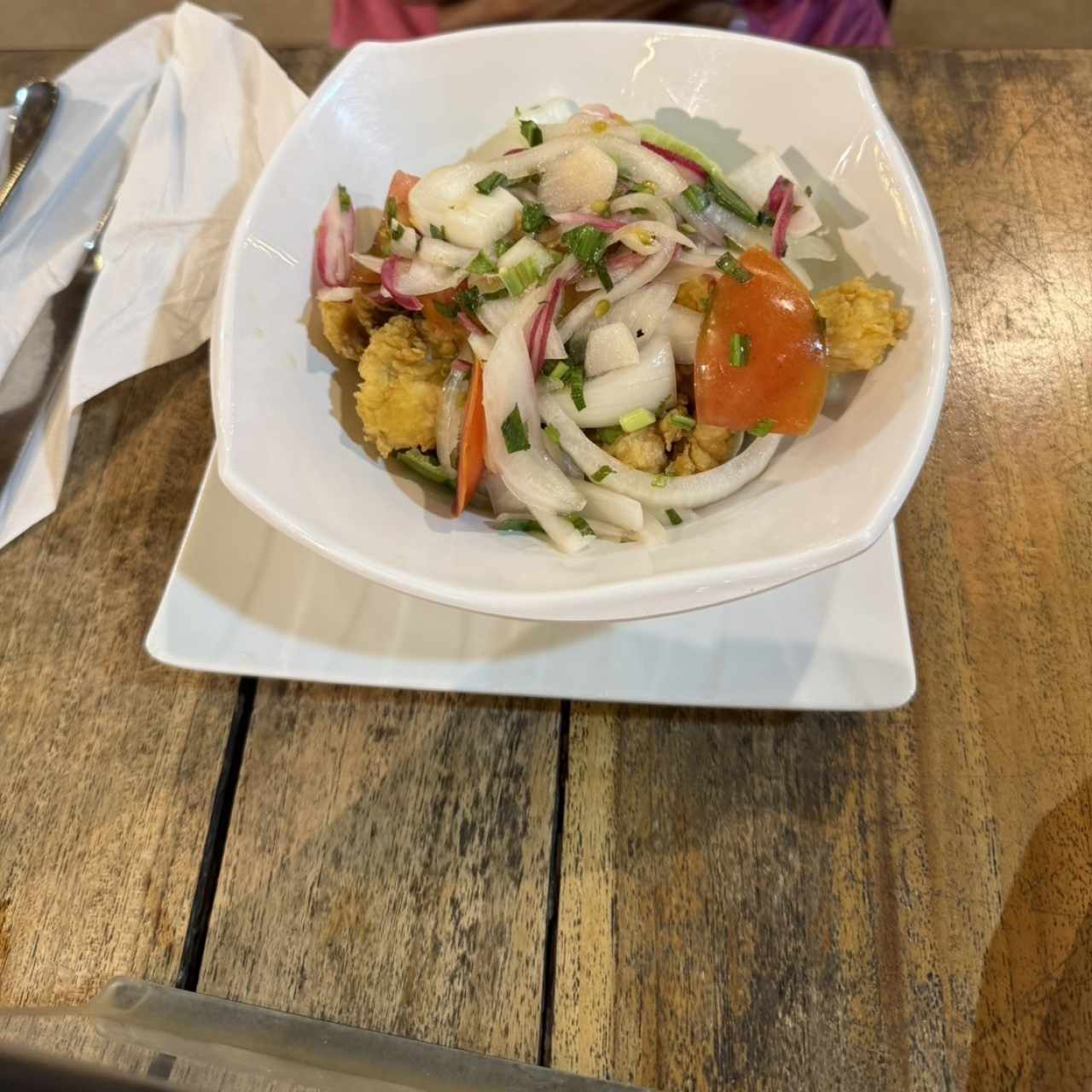 ENTRADAS - Ceviche frito