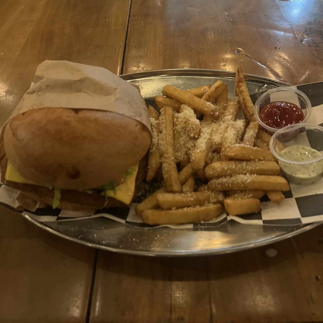 Hamburguesa de pollo🍔