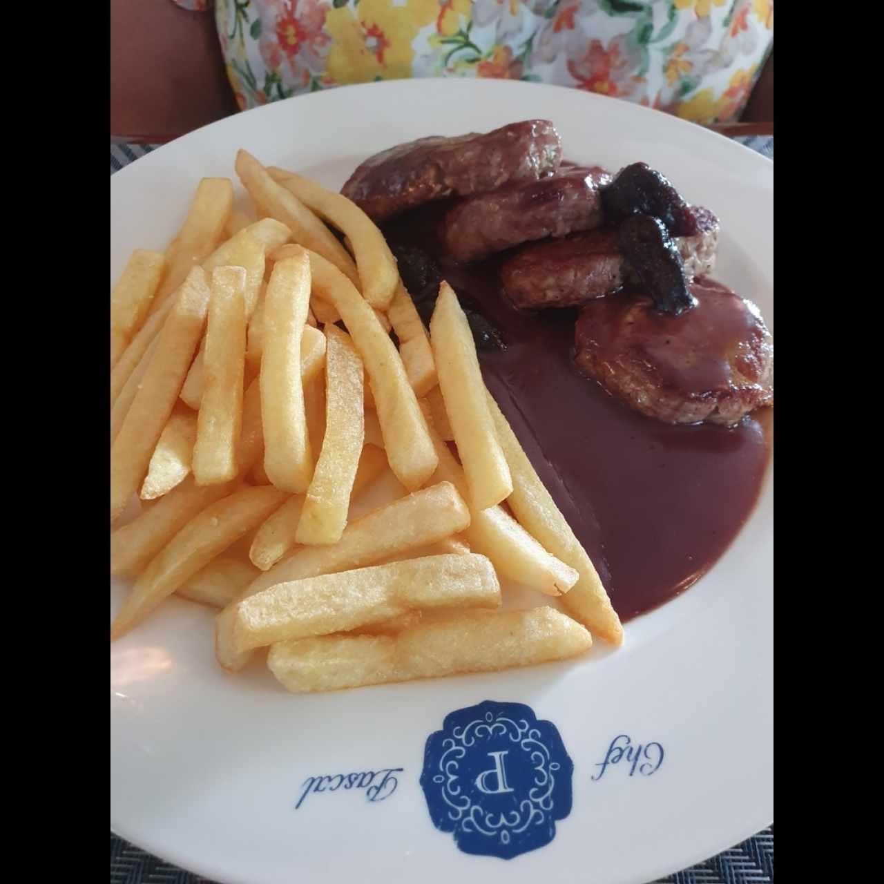 Filete de Cerdo servido en Salsa de Higos