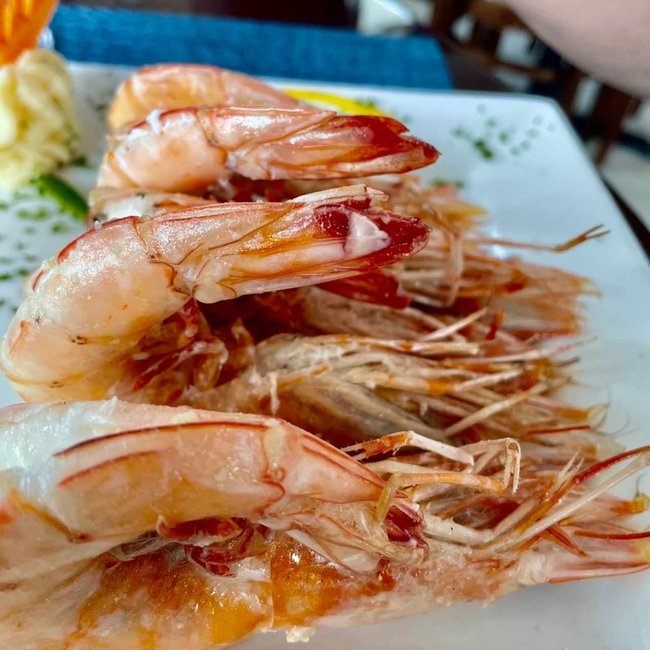 langostinos a la sal
