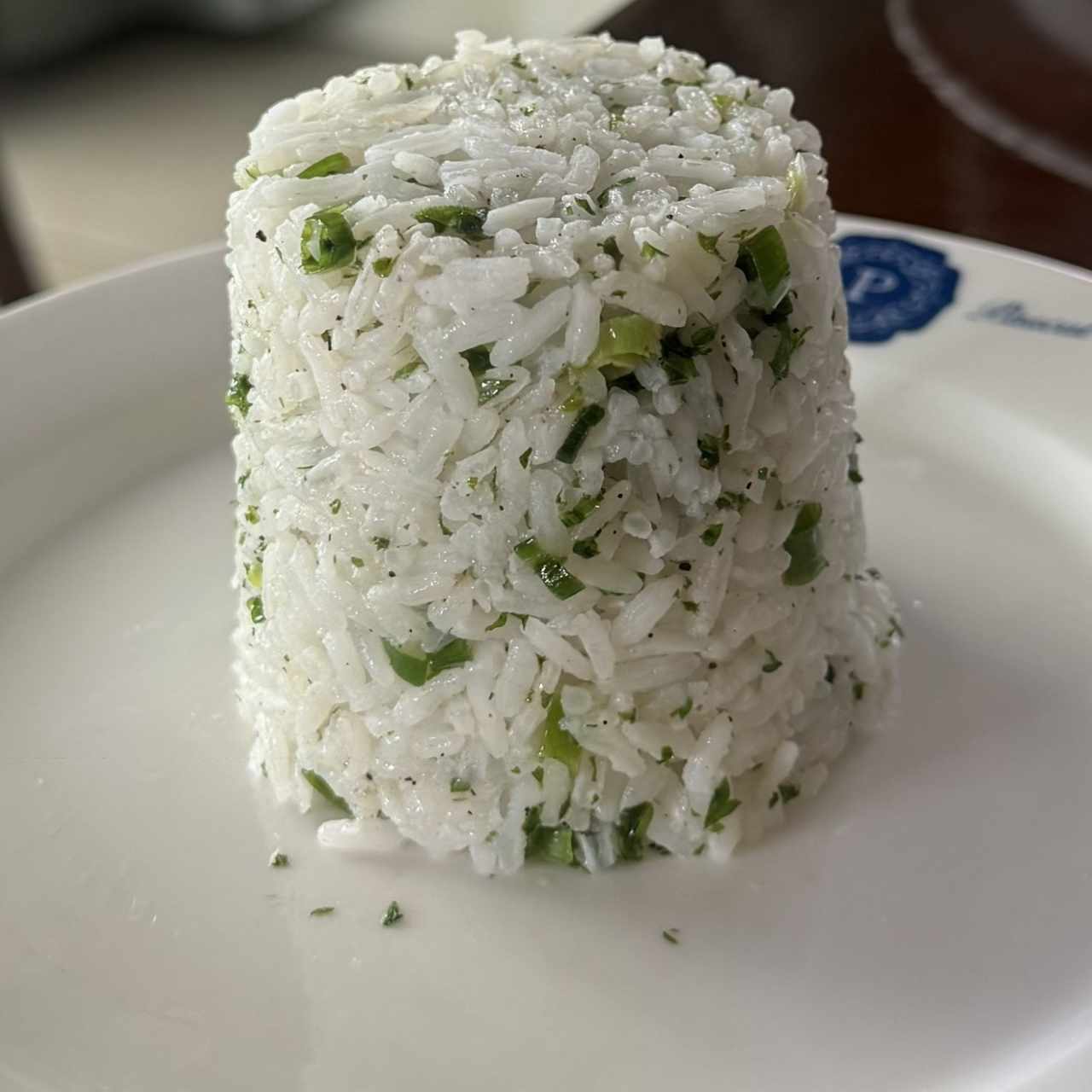 Arroz con hierbas frescas