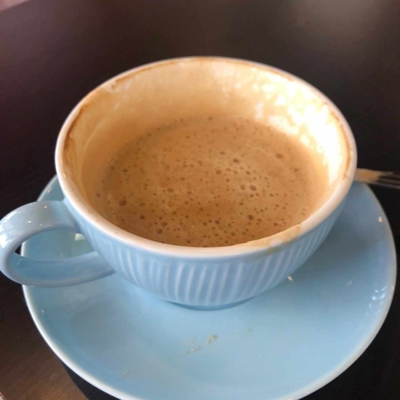 cappucino con leche de almendra