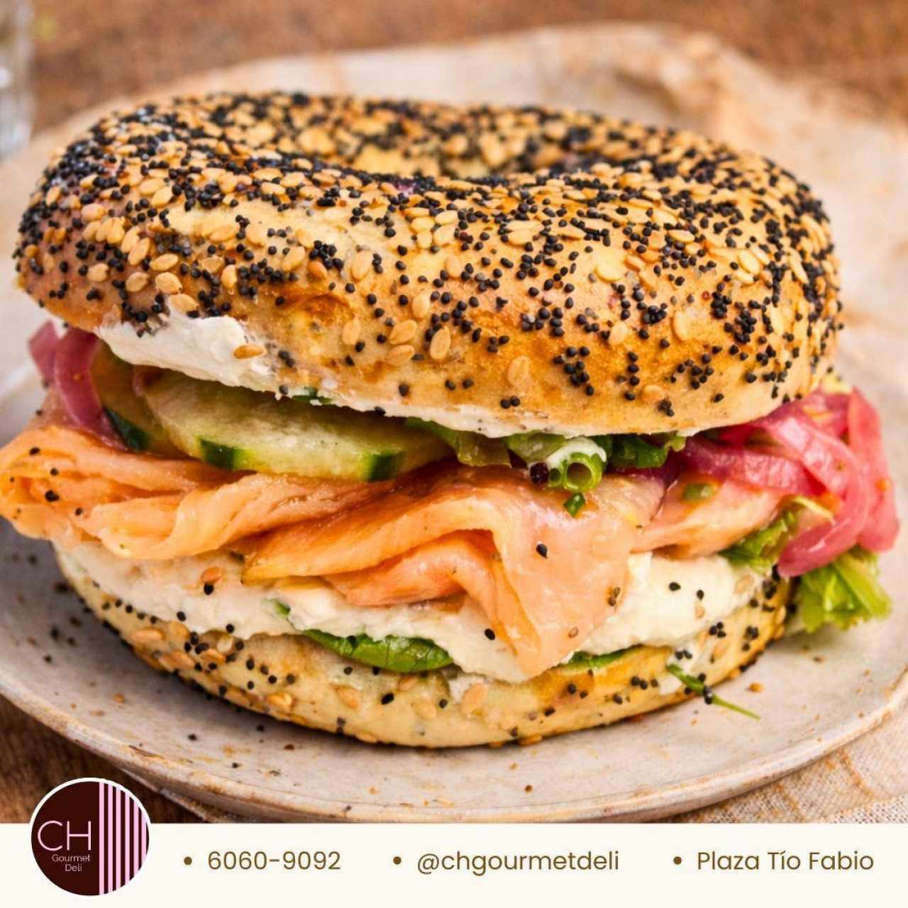 Smoked Salmon Bagel