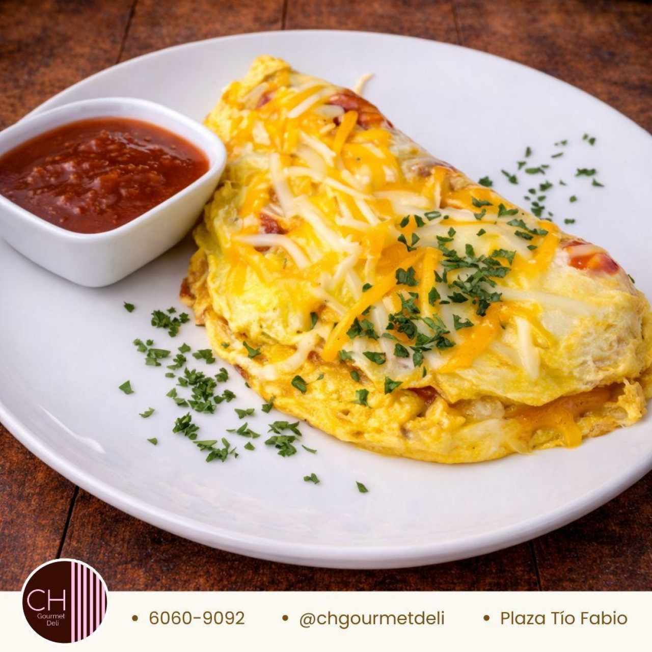 Omelette + Jamón