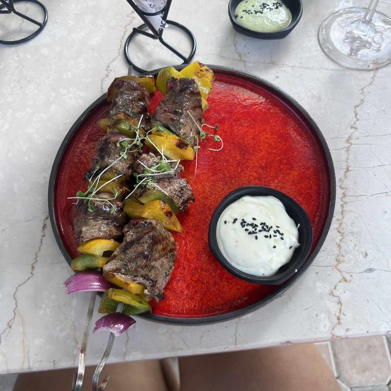 Caracoral's Kitchen - Dipping Pinchos