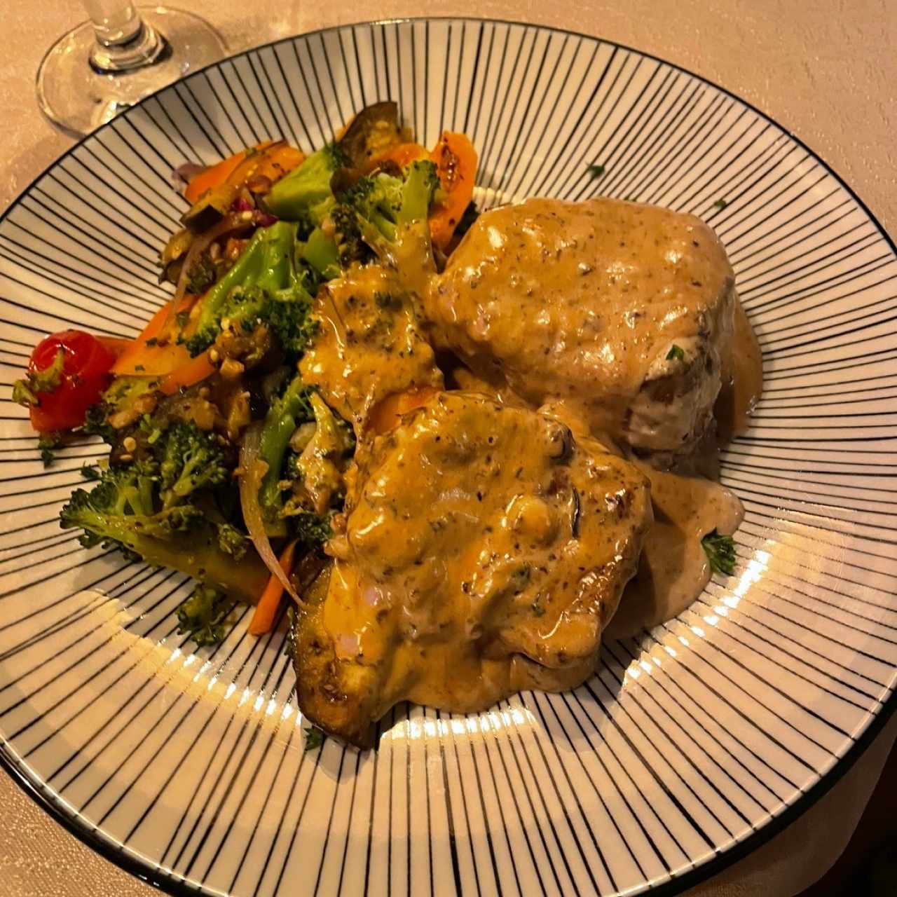 Filete a la pimienta