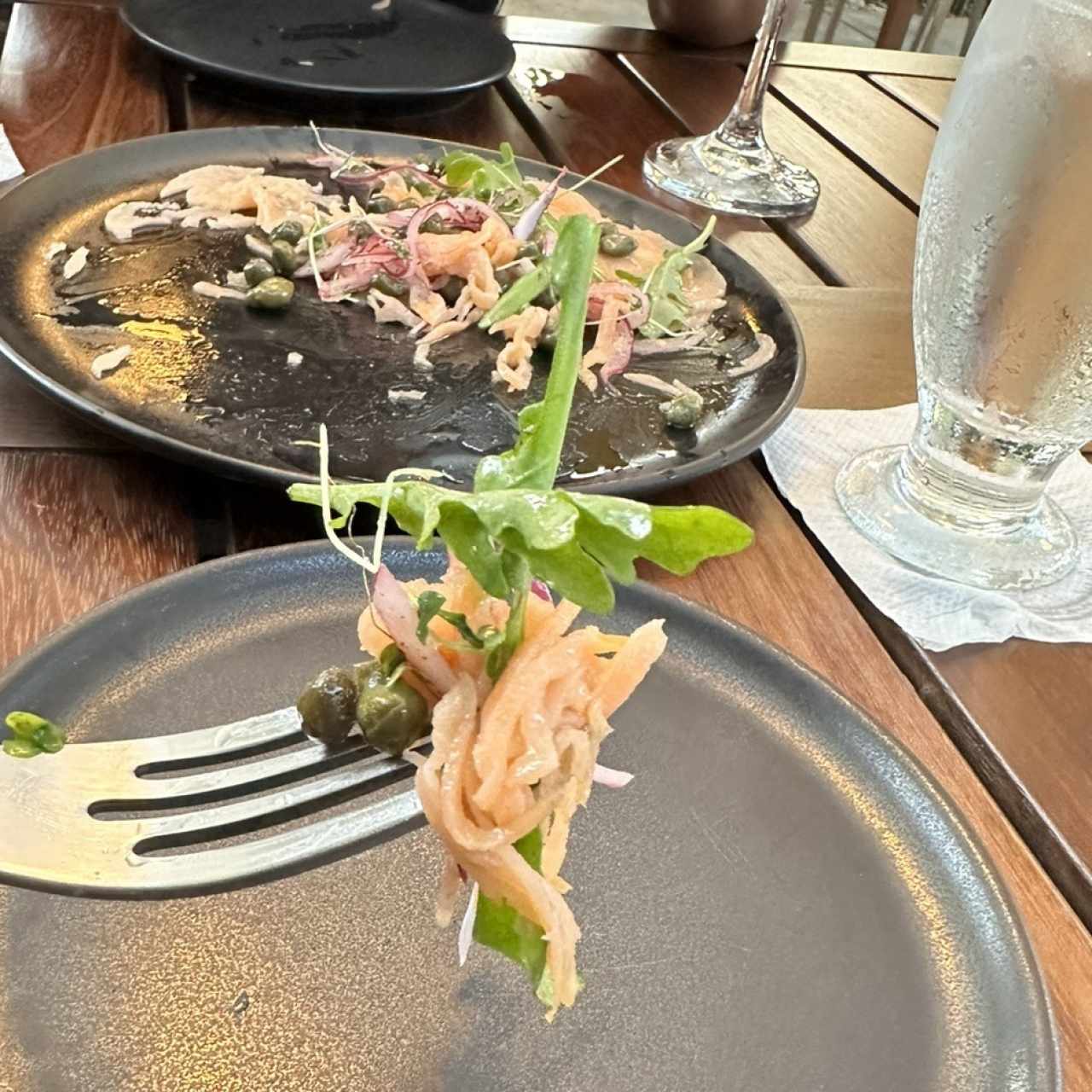 Carpaccios de Salmon