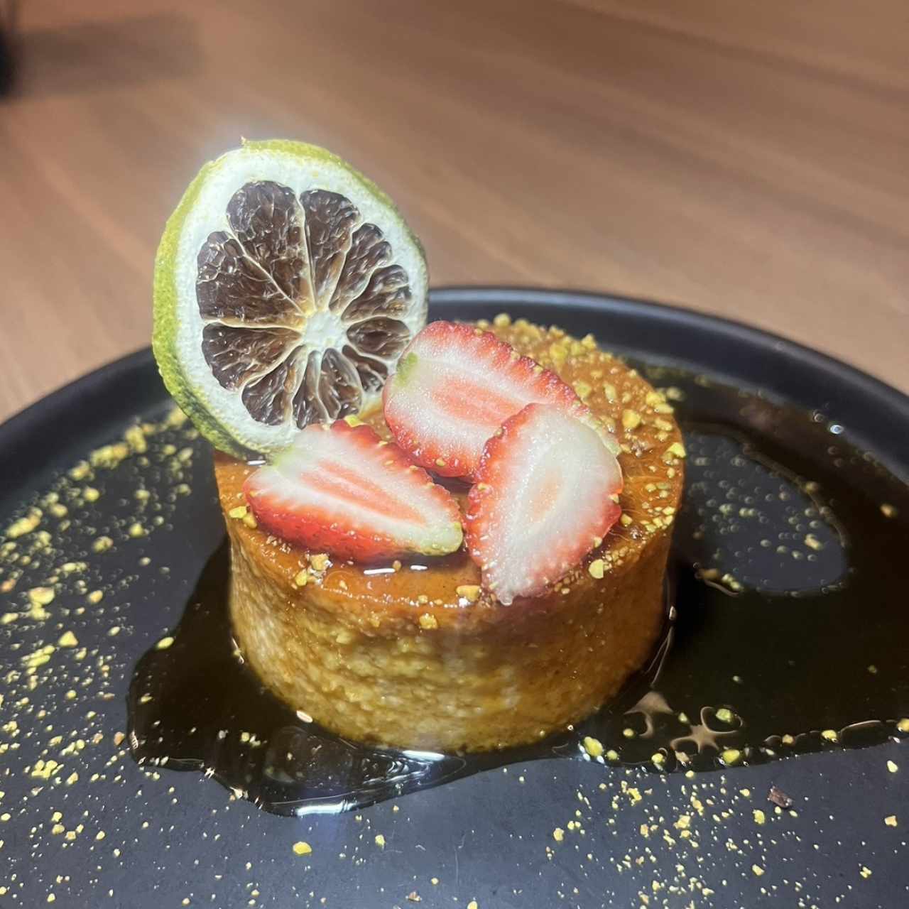 Flan de la casa
