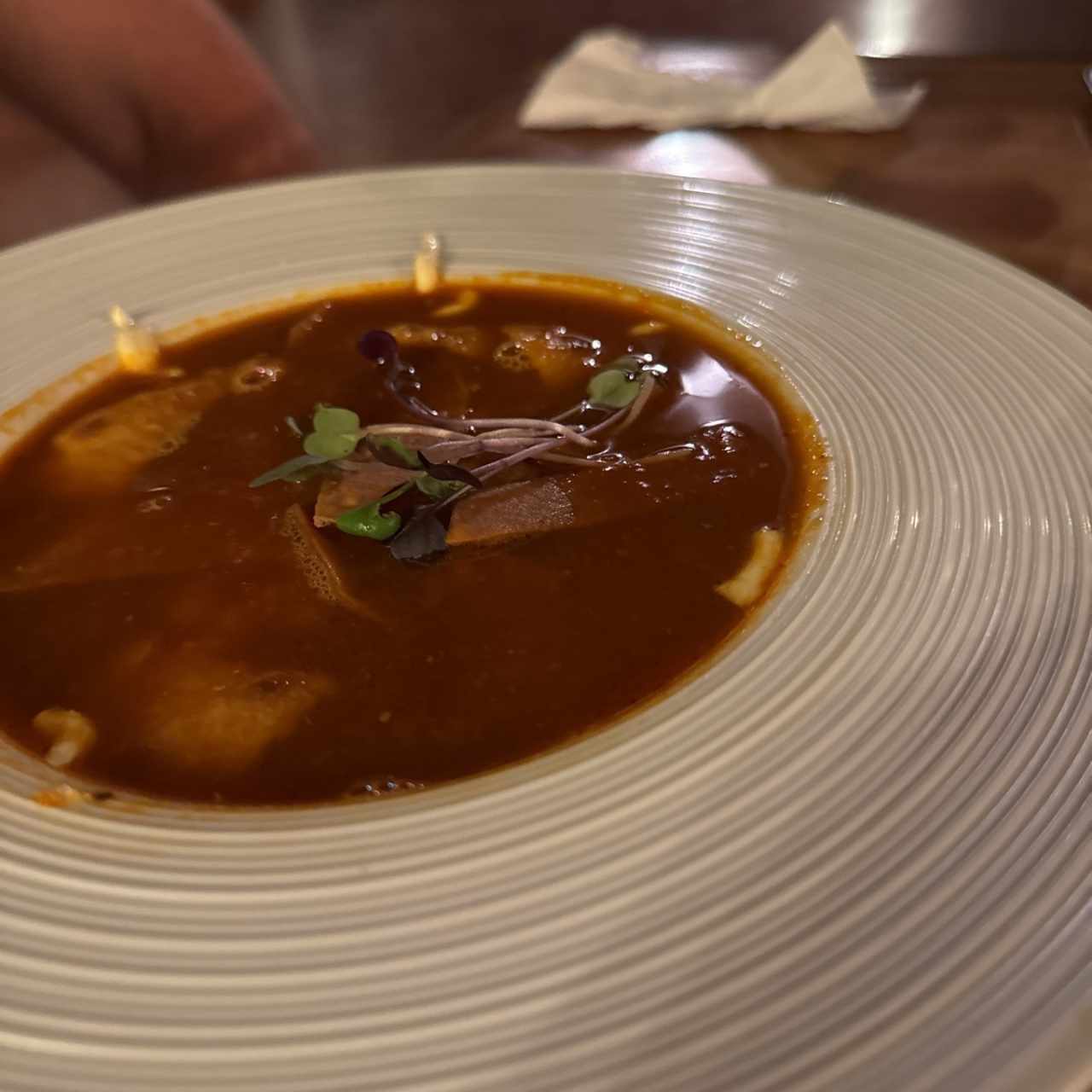 SOPAS - Pollo con tortilla