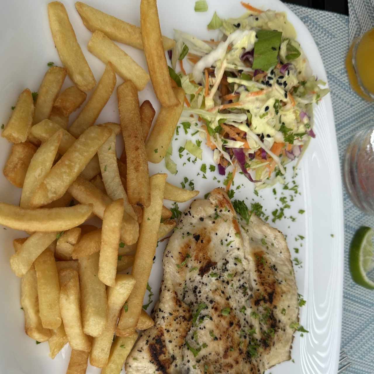 Pollo a la plancha