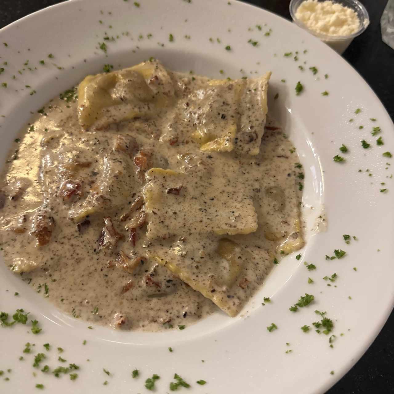 Ravioli 4 formaggi al tartufo