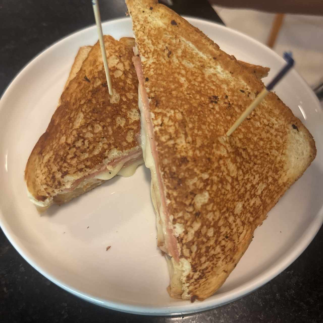 Derretido Jamón y Queso
