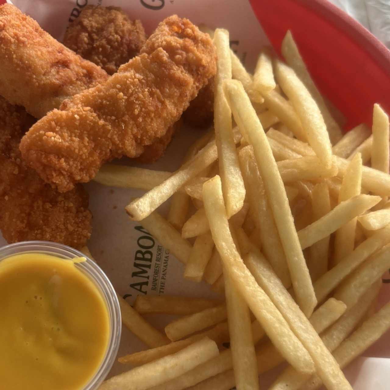 Menú - Deditos de Pollo