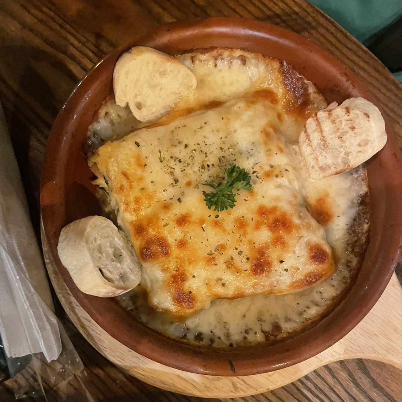 Lasagna de pollo y espinacas
