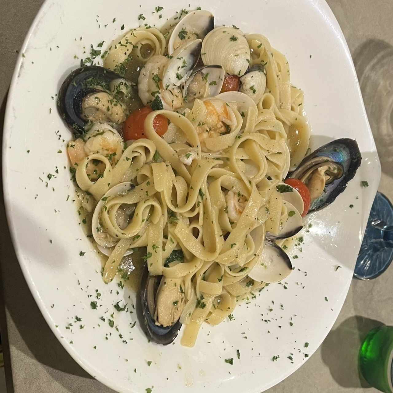 Fetuchini a la pescatore