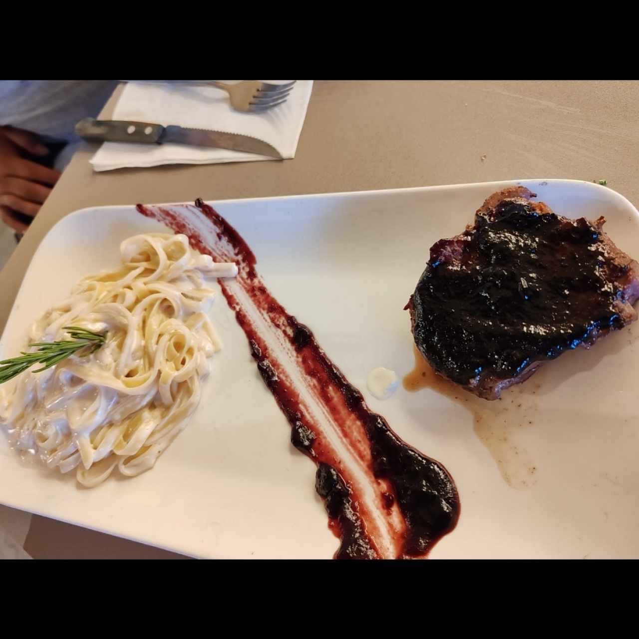 Gorgonzola en reducción de balsamico