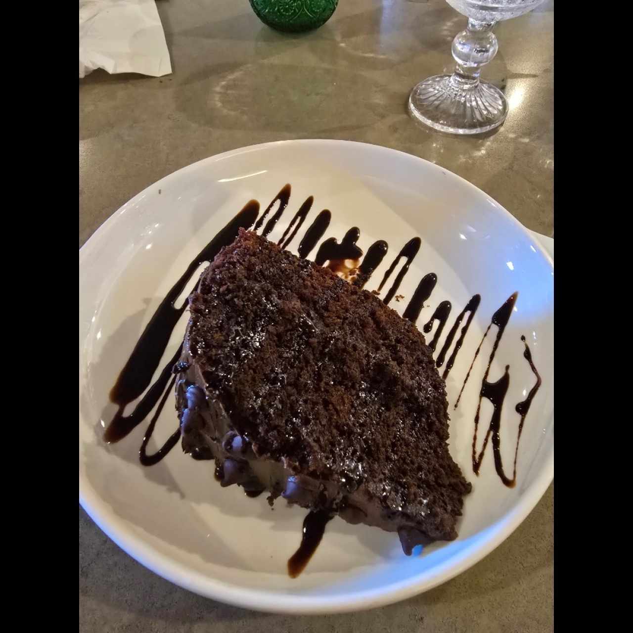 postre de chocolate