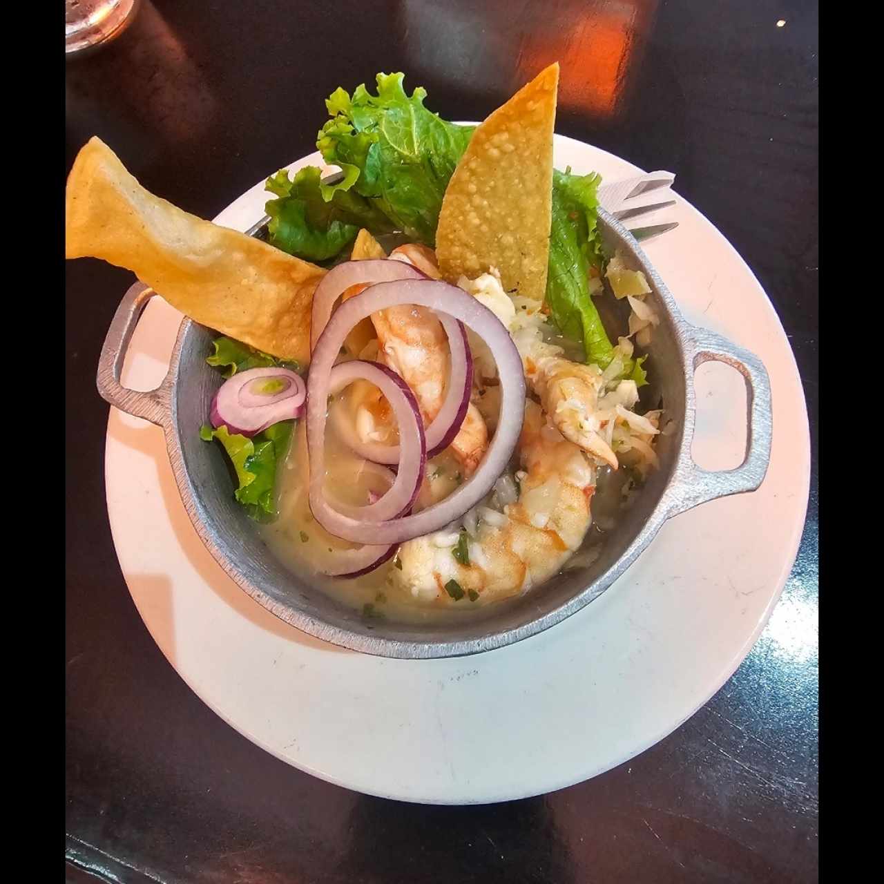 Ceviche de camarón 