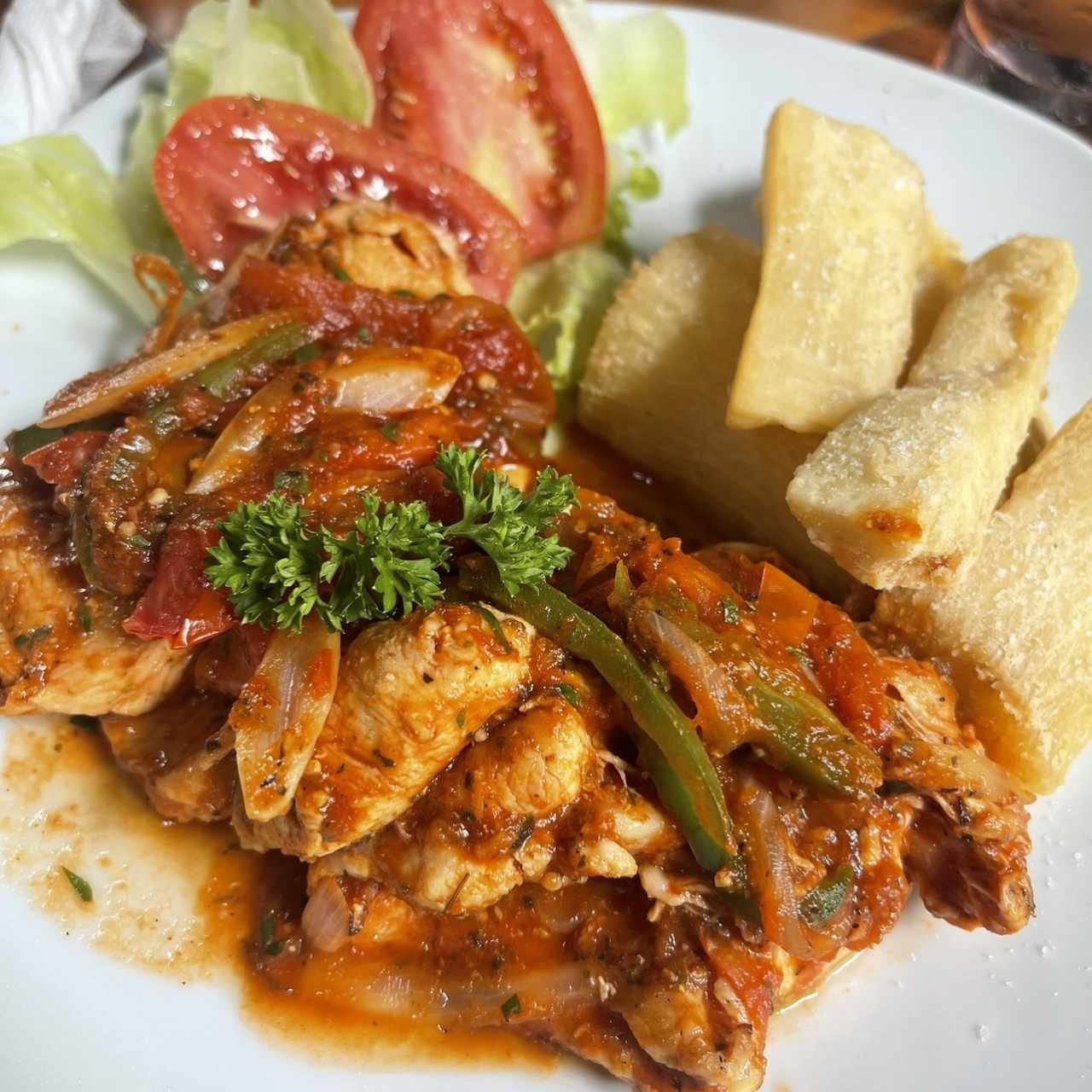 Filete de Pollo a la Criolla