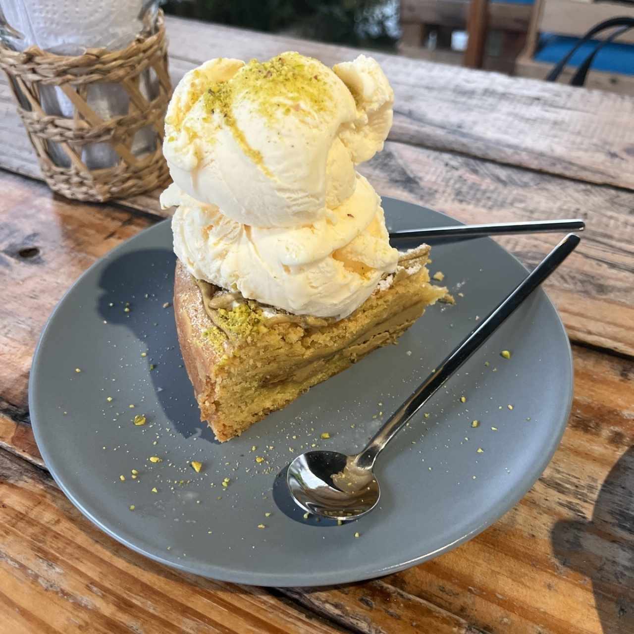 Pistacho cookie Pie
