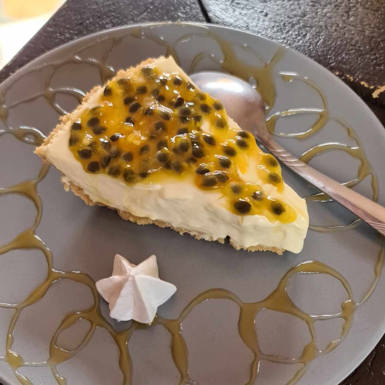 cheesecake de maracuyá