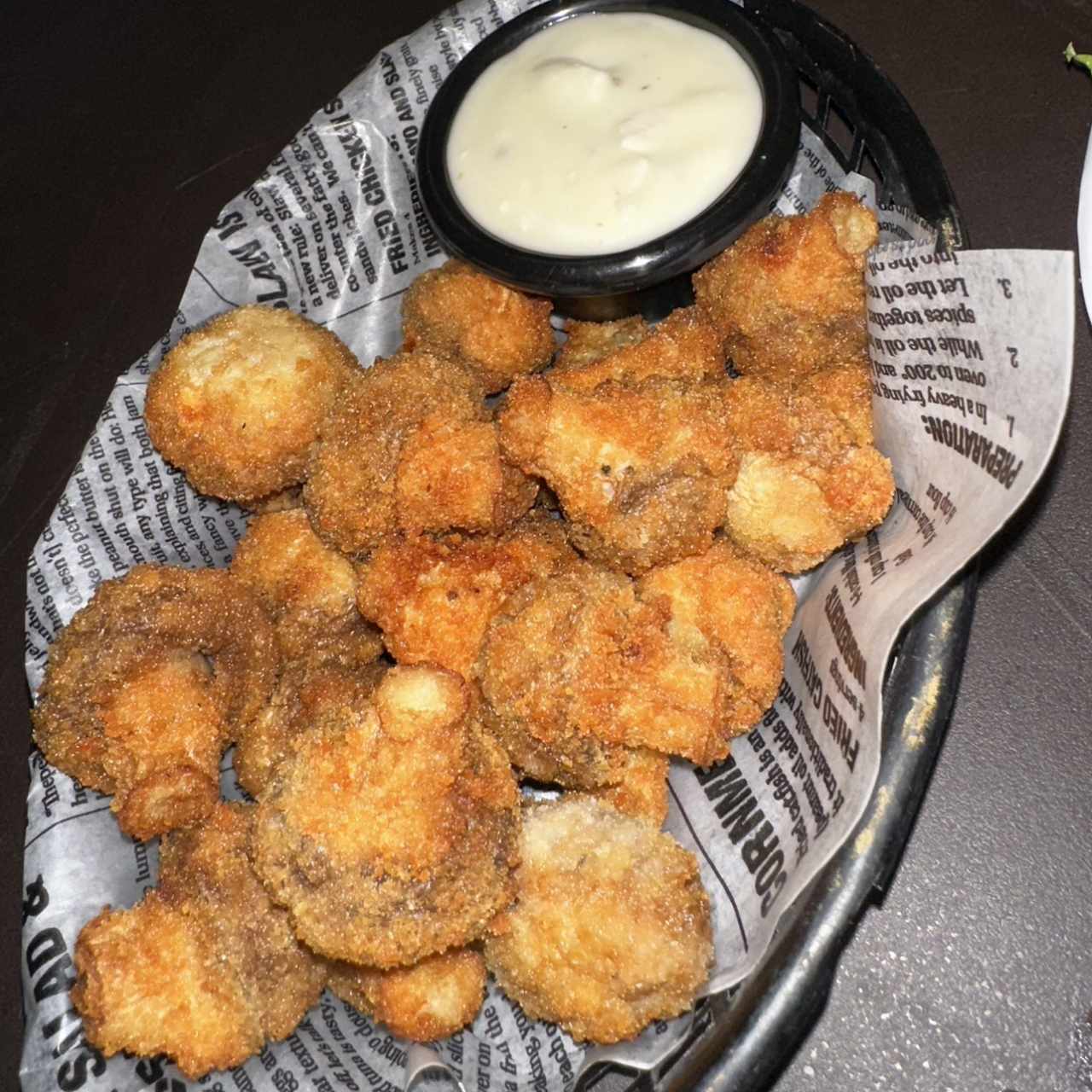 Hongos apanados