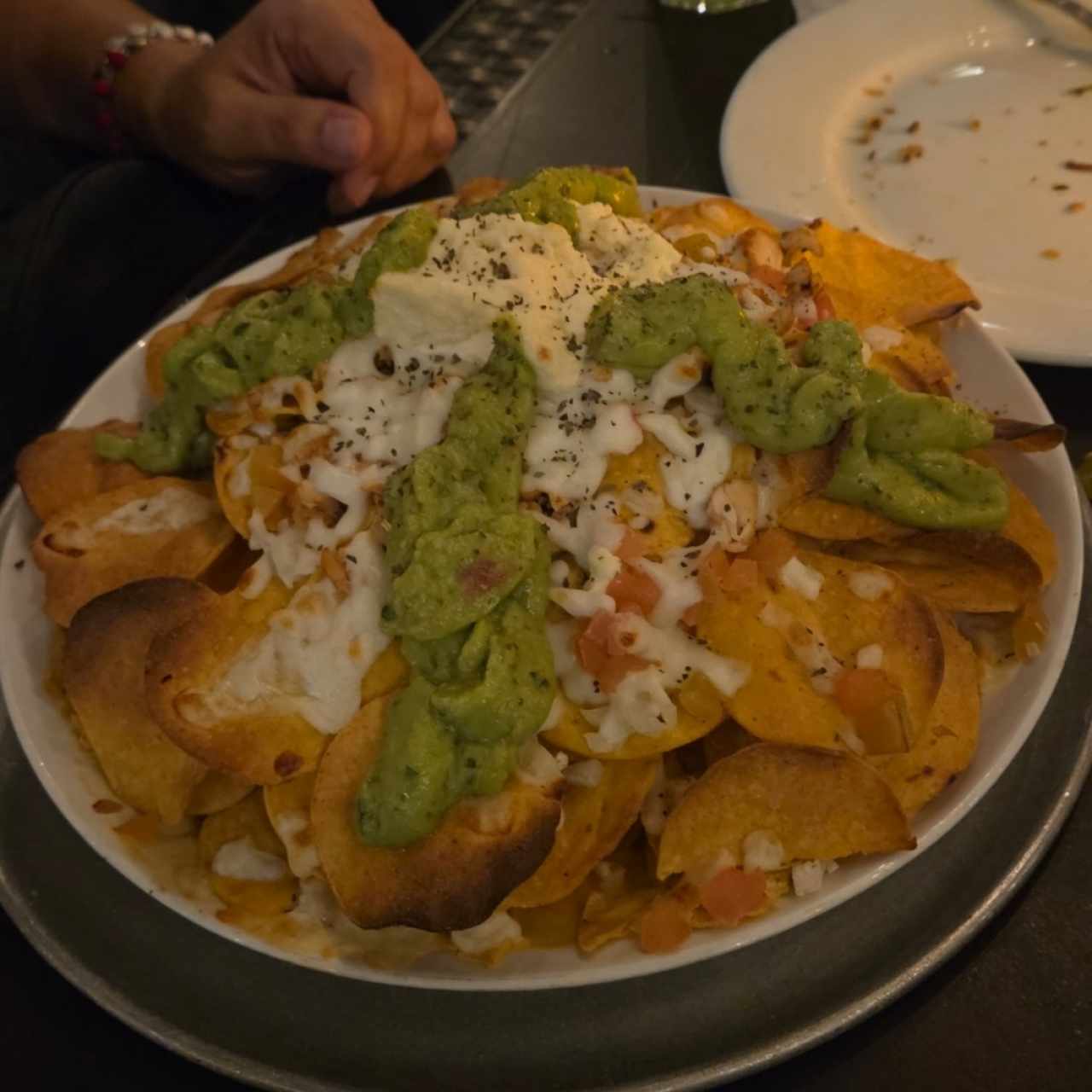nachos con pollo 