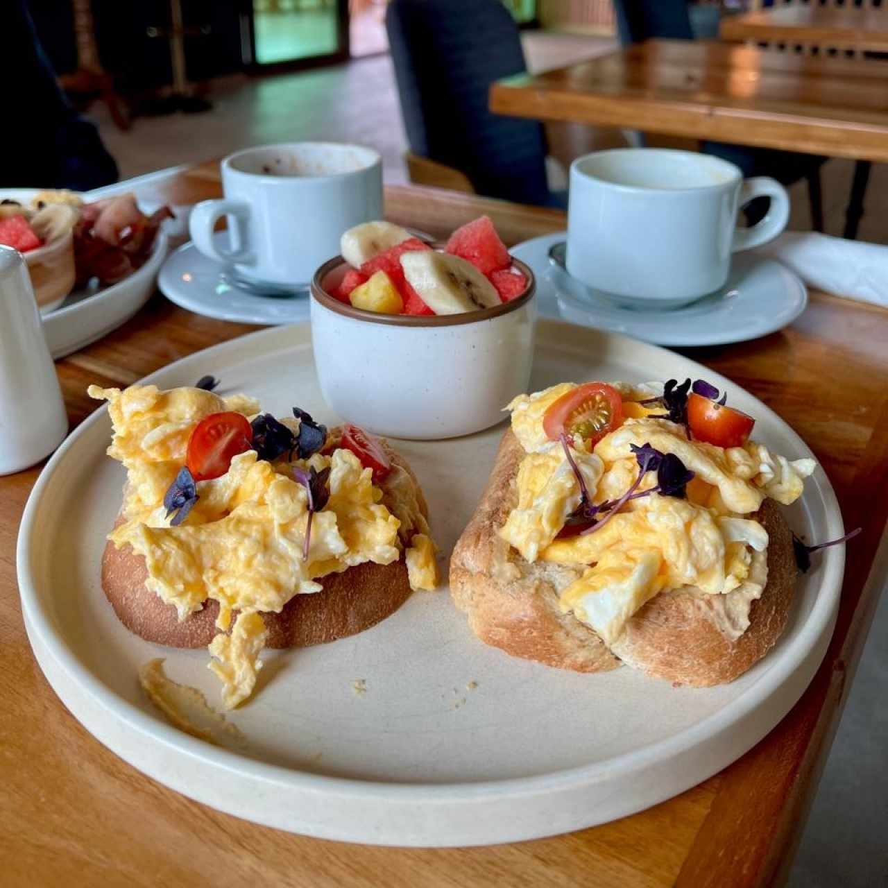 Breakfast - Hummus Toast