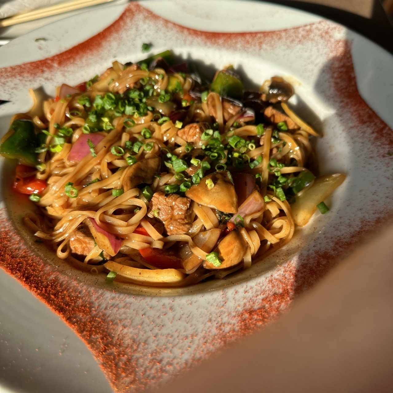 Pad Kee Mao de carne