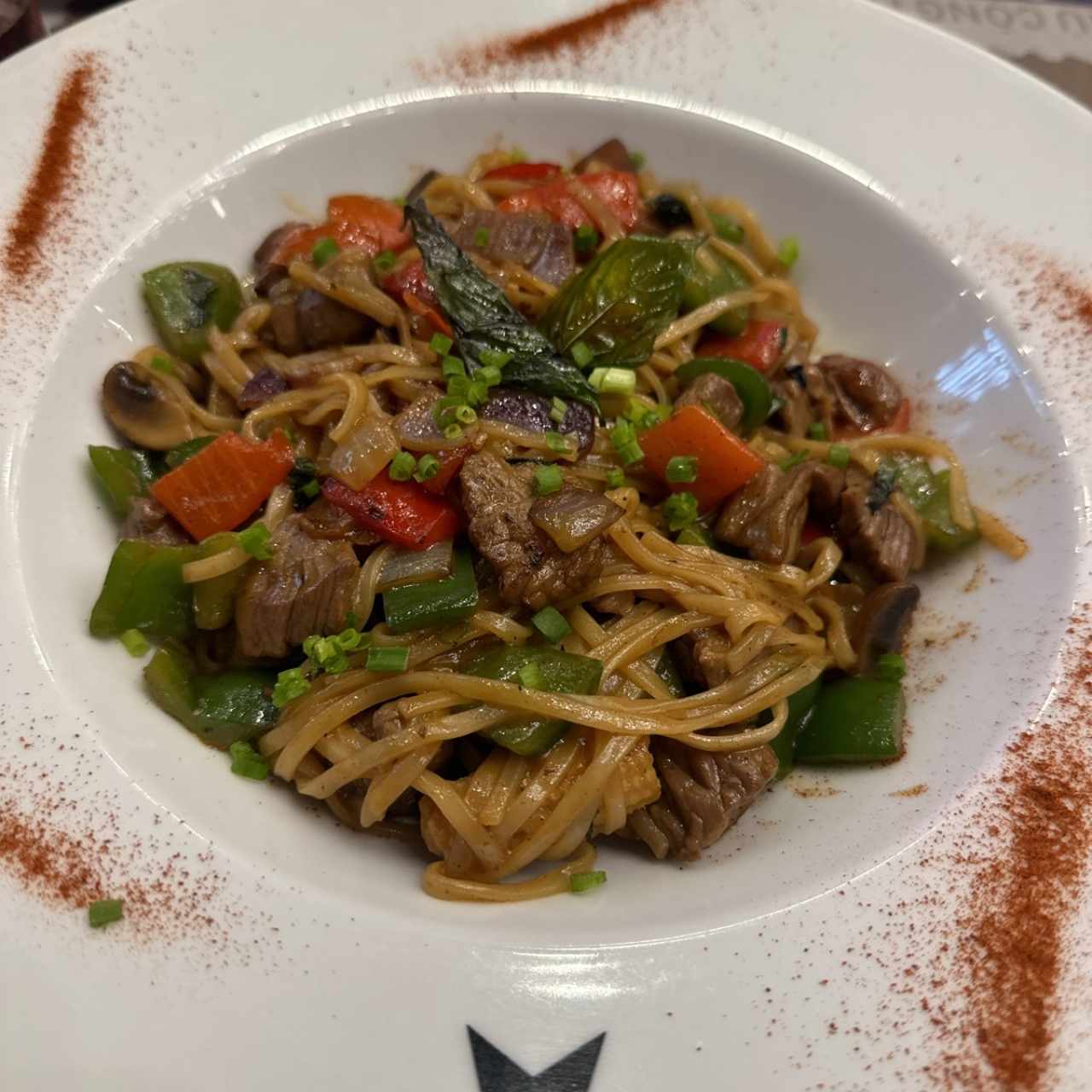 Pad Kee Mao de Carne (sin huevo)